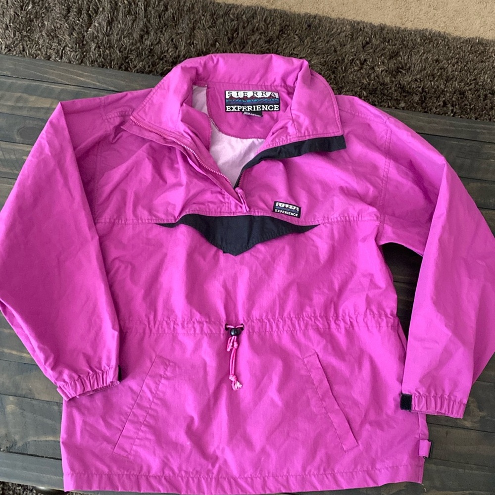 Vintage 90’s Nylon Pullover Windbreaker SIERRA EXPERIENCE Large